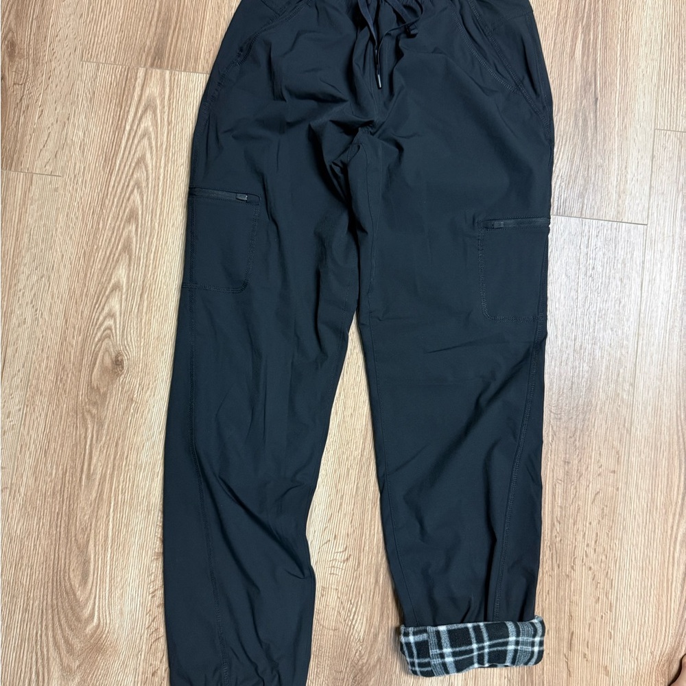 Eddie Bauer Women’s Fleece Lined Black Jogger Pants